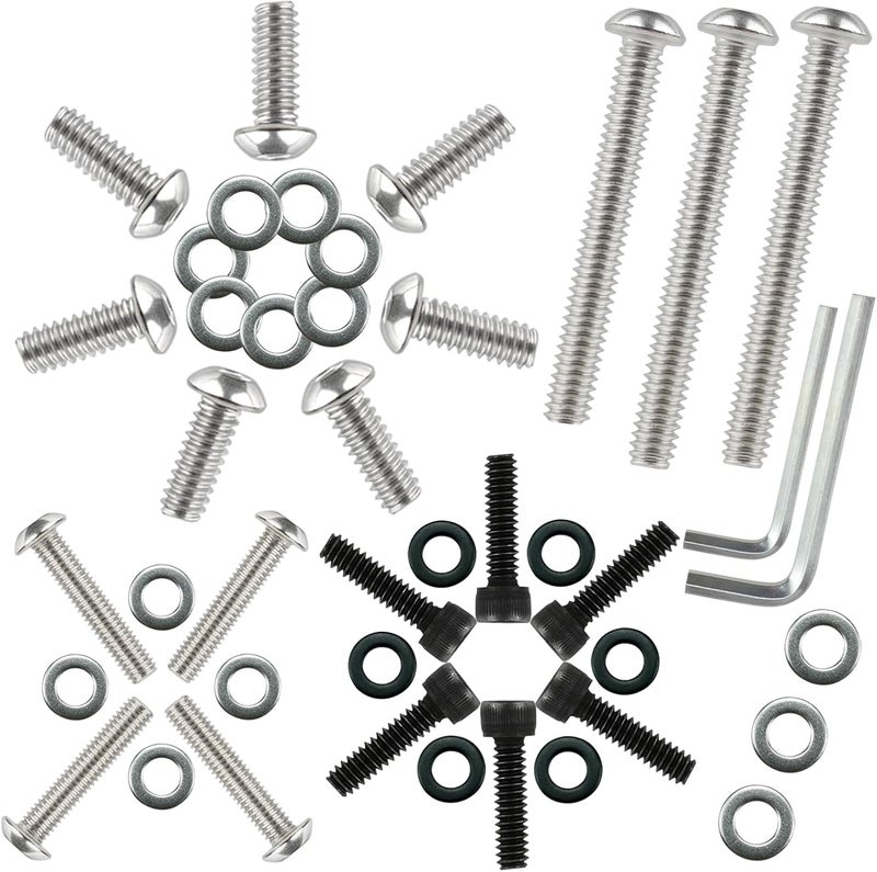 IVWFU 42PCS Windshield Bolts Kit Inner Batwing Fairing Bolts Screws Stainless Steel Fit for 1996-2025 Harley Touring Road Glide Electra Street Glide Trike Ultra Limited Glide - Image 1